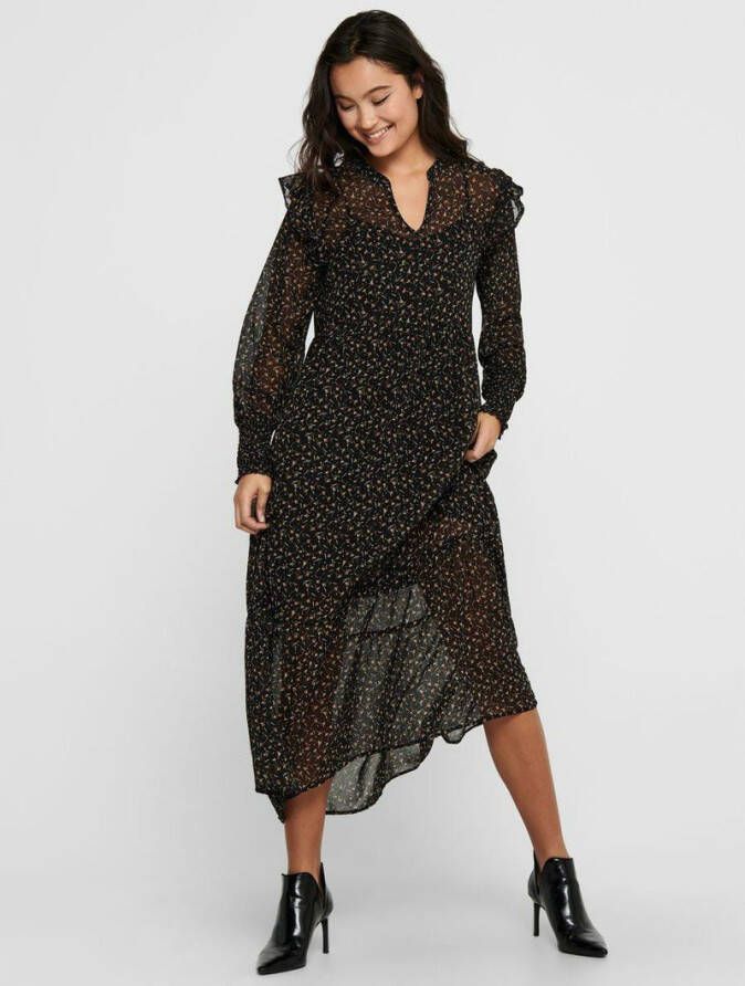 Only Midi jurk ruche