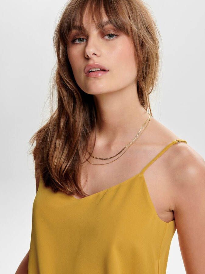 Only Sleeveless Top , Oranje, Dames