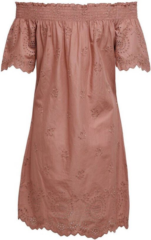 Only Off shoulder jurk broderie anglaise