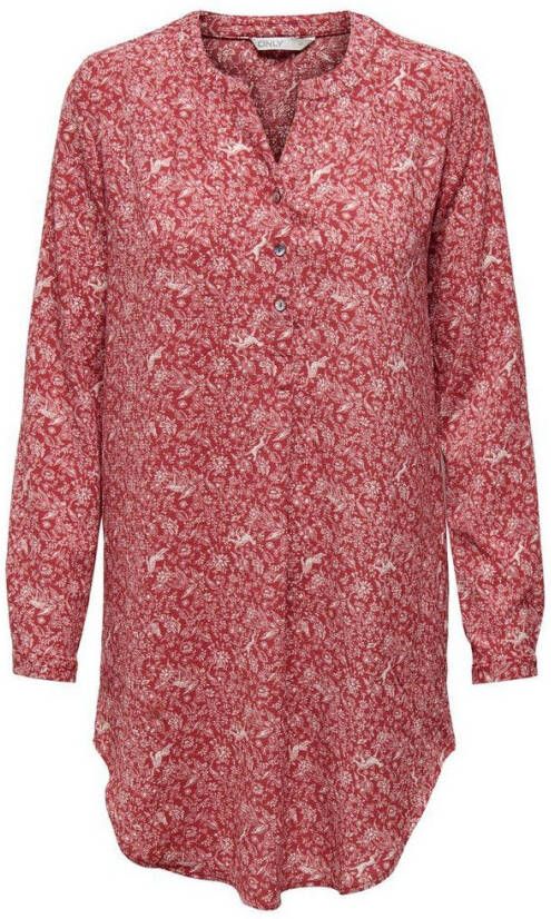 Only Overhemd lange tuniek