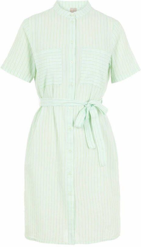 Pieces Blousejurk gestreepte katoenen