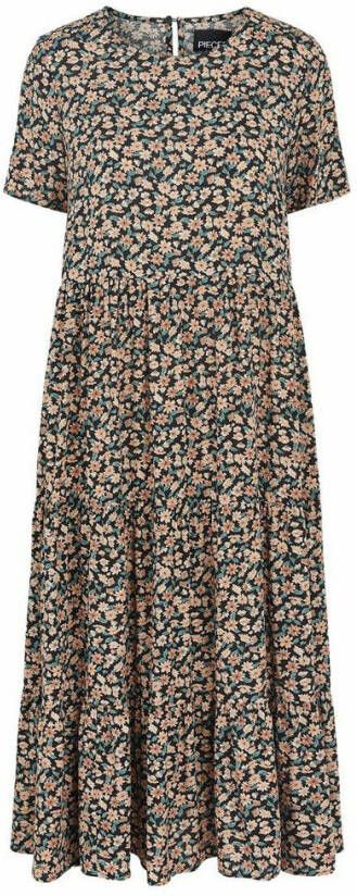 Pieces Midi jurk bedrukte