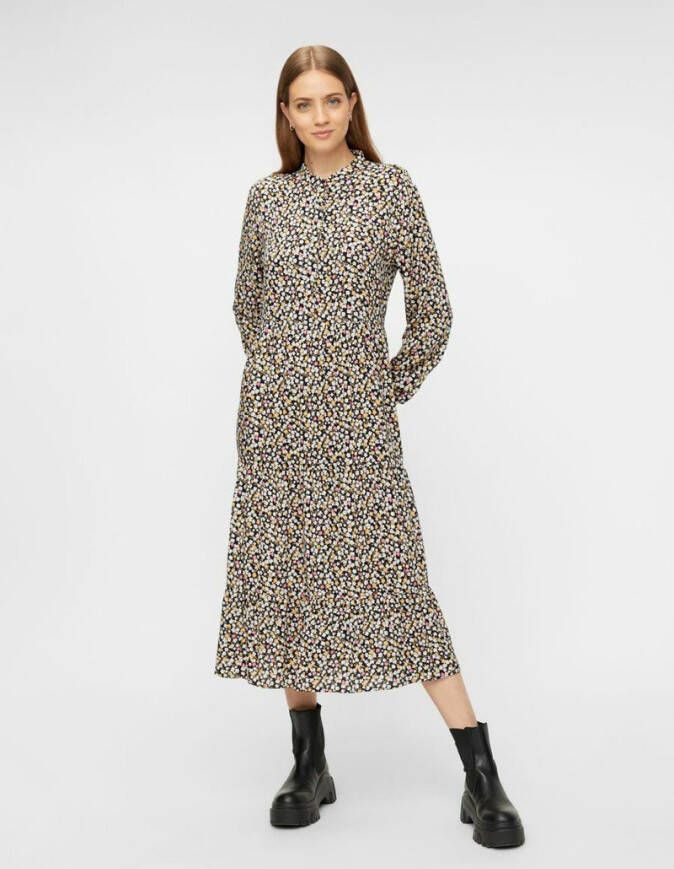 Pieces Midi jurk bedrukte