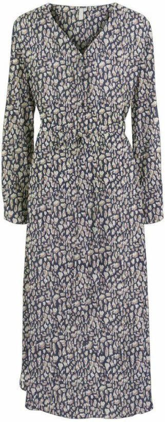 Pieces Midi jurk knoopriem in de taille