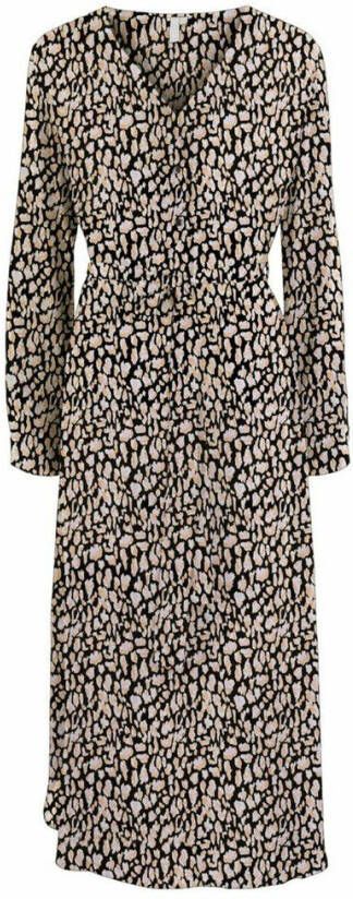 Pieces Midi jurk knoopriem in de taille