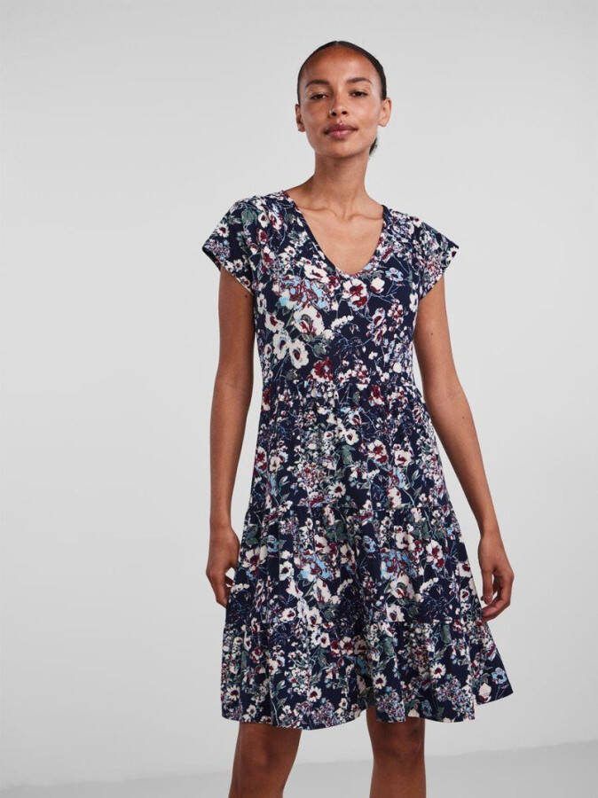 Pieces Midi strokenjurk pcalisa