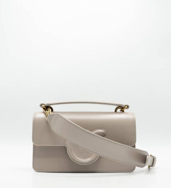 pinko Love one mini light embossed vitello spazz