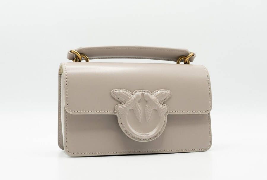 pinko Love one mini light embossed vitello spazz