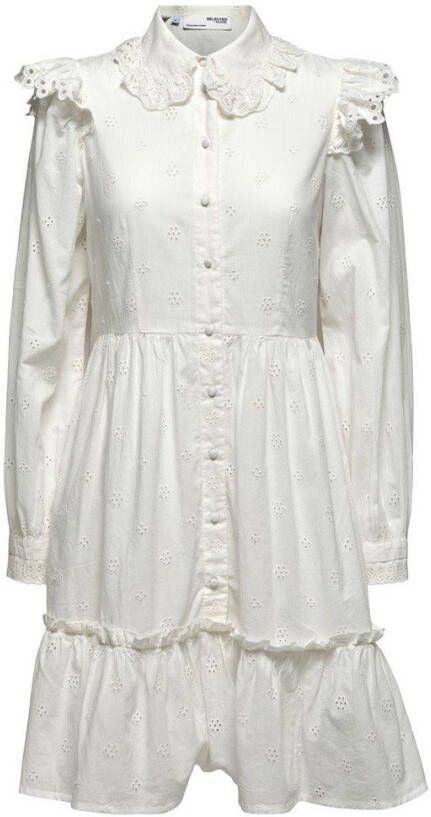 Selected Femme Blousejurk broderie anglaise petite