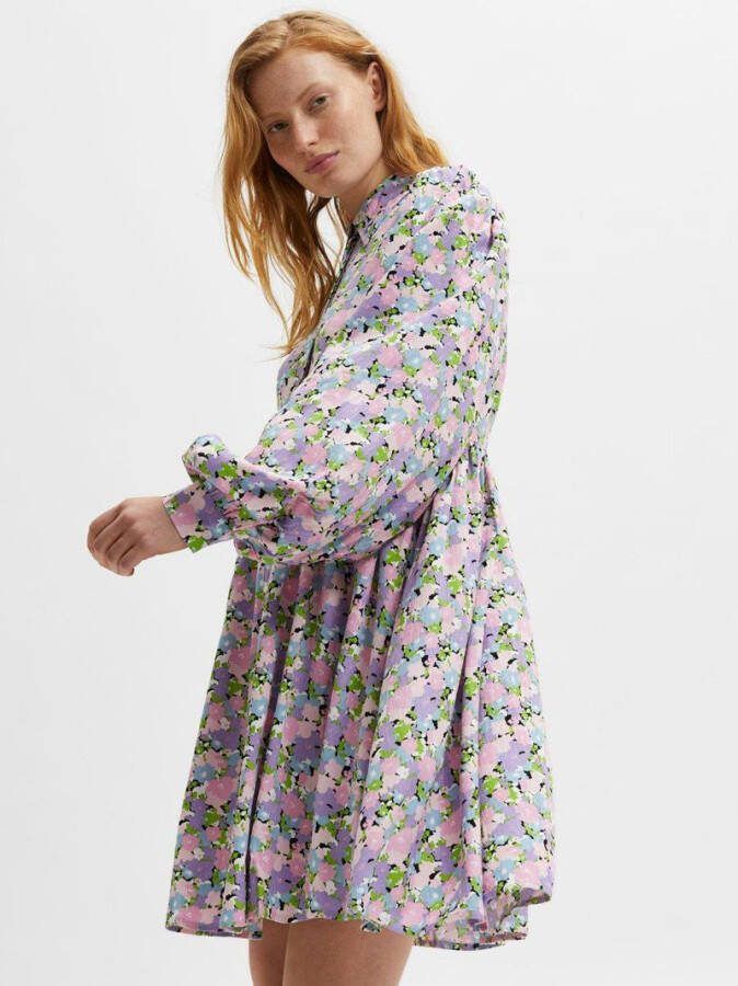 Selected Femme Blousejurk gebloemd petite
