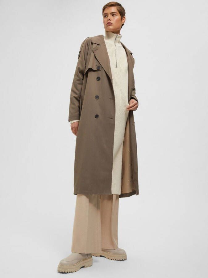 Selected Femme Gebreide jurk wolmix