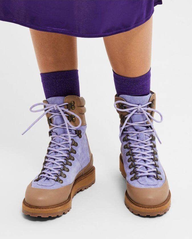 Selected Femme Hiking boots leer