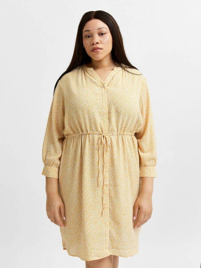 Selected Femme Jurk curve tunnel trekkoord