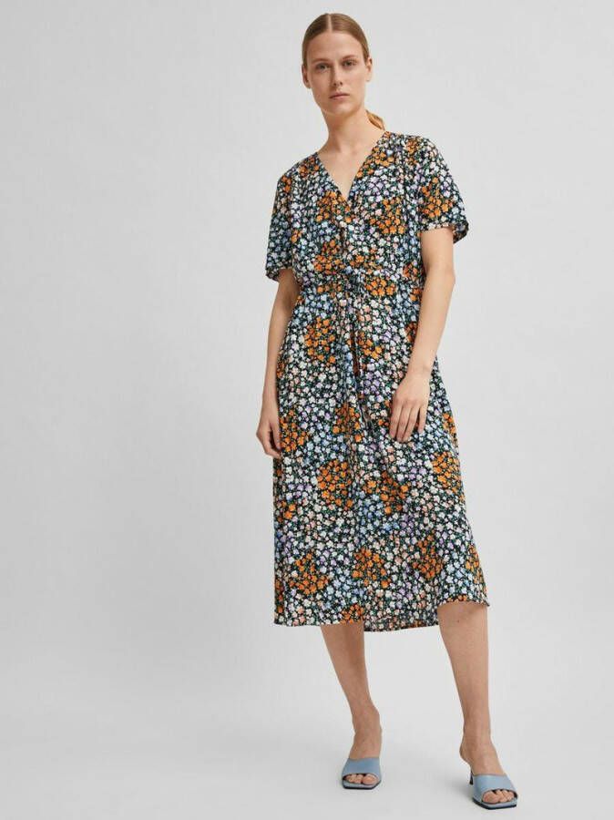 Selected Femme Jurk korte mouwen volledige print
