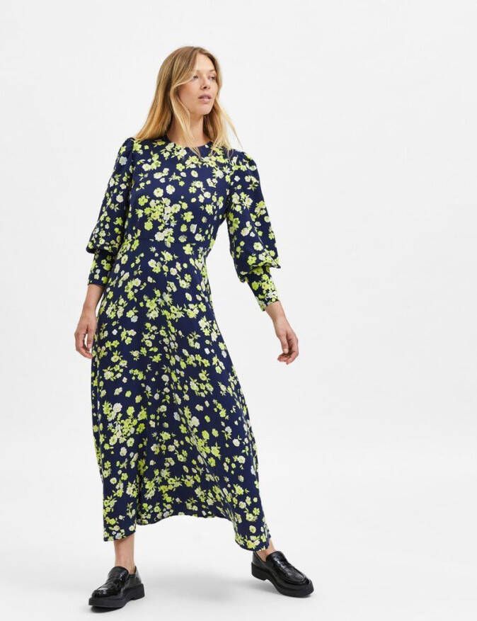 Selected Femme Maxi jurk gebloemd