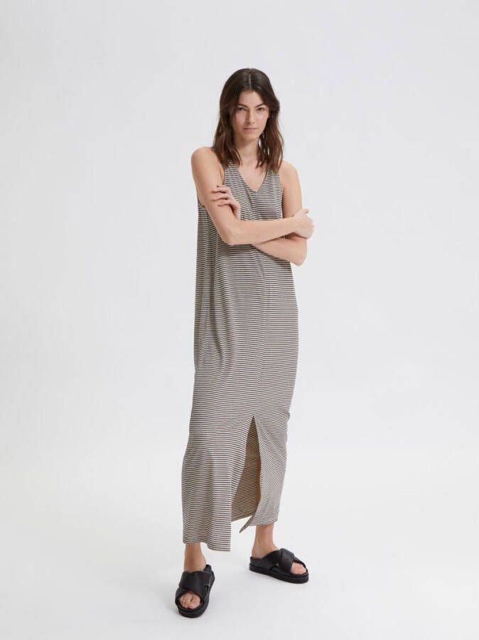 Selected Femme Maxi jurk gestreept
