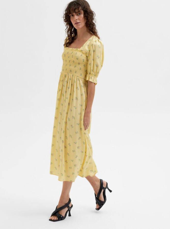 Selected Femme Midi jurk gebloemd