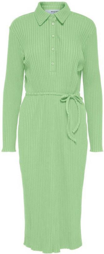 Selected Femme Midi jurk geribde