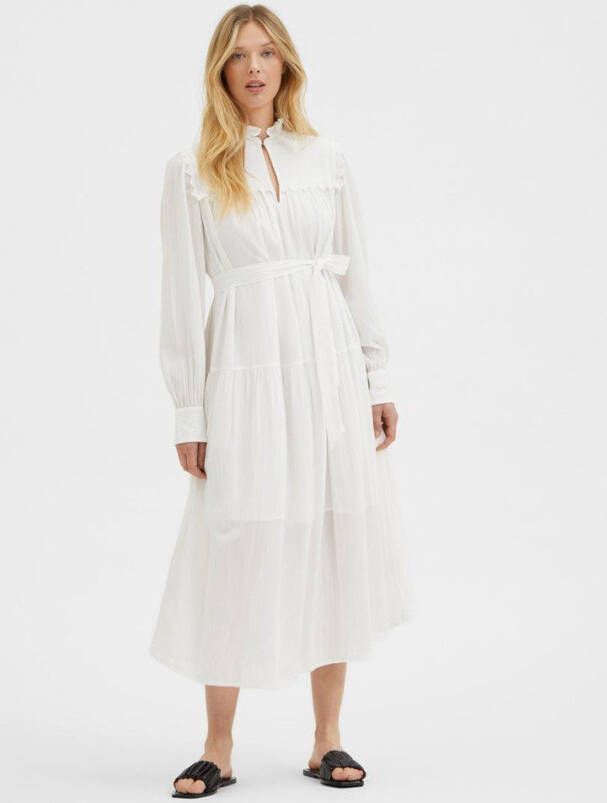 Selected Femme Midi jurk lange mouwen
