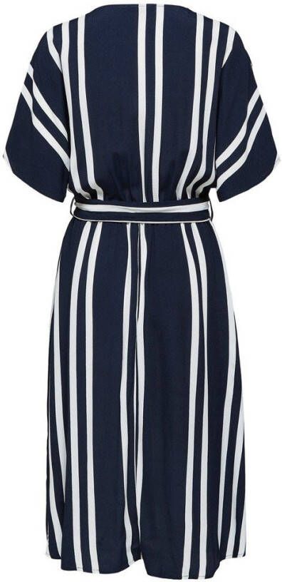 Selected Femme Midi jurk petite gestreepte