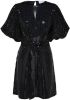 Selected Femme Zwarte Mini Jurk Sandy 3/4 Short O neck Dress online kopen