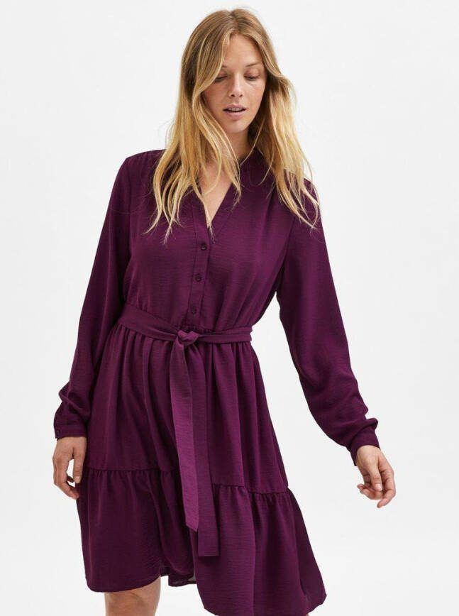 Selected Femme Mini jurk met stroken