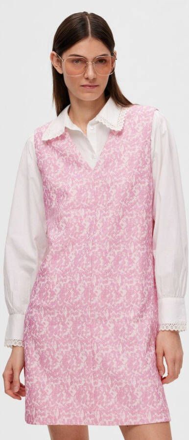 Selected Femme Slip over jurk jacquard