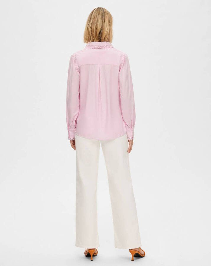 Selected Femme Blouse broderie anglaise