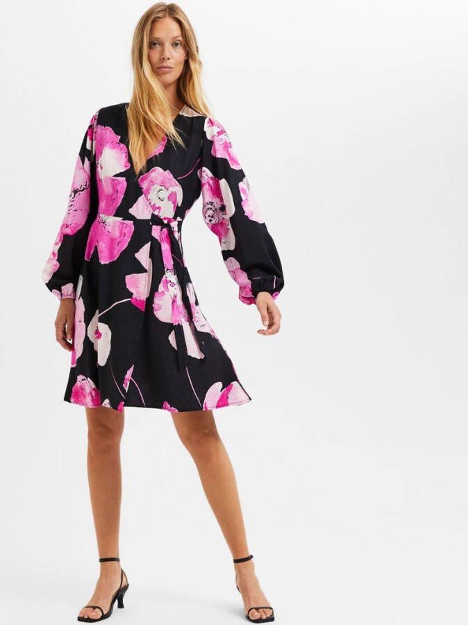 Selected Femme Wikkeljurk gebloemd