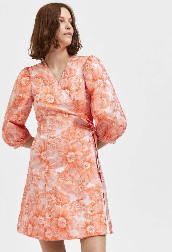 Selected Femme Wikkeljurk gebloemd