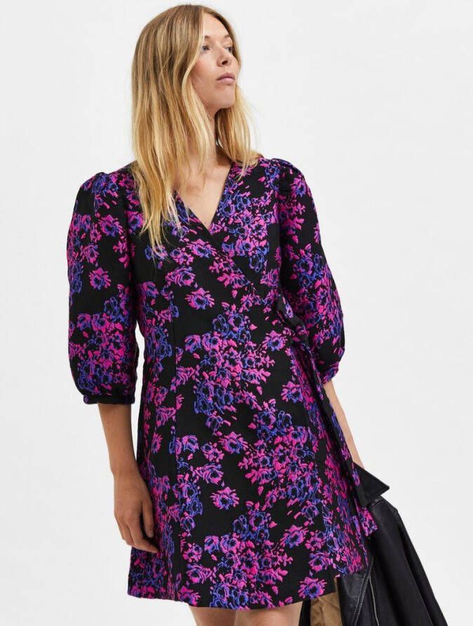 Selected Femme Wikkeljurk gebloemd