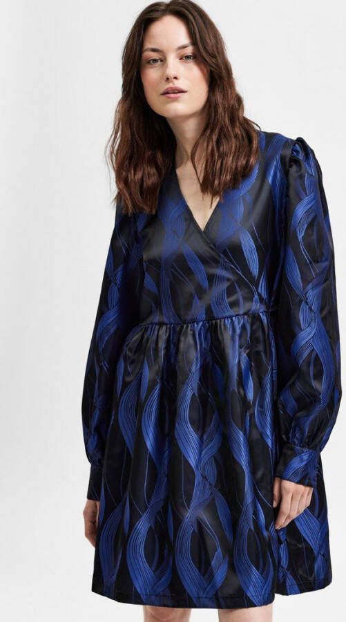 Selected Femme Wikkeljurk satijn