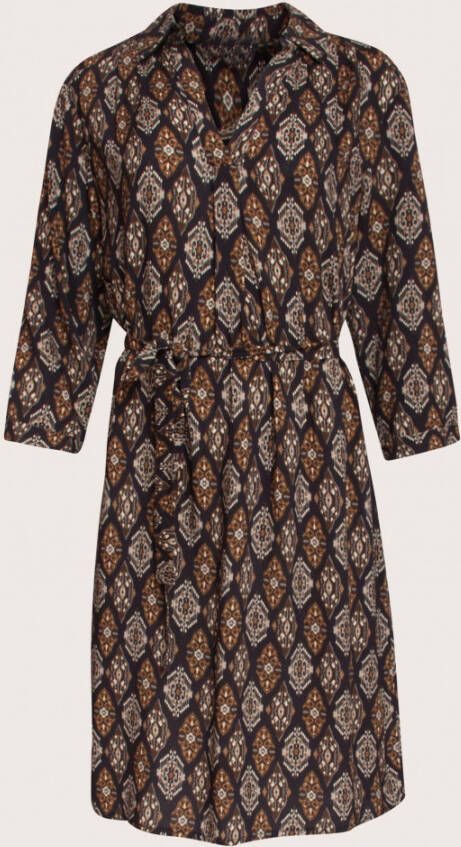 Smashed Lemon Jurk driekwart mouw