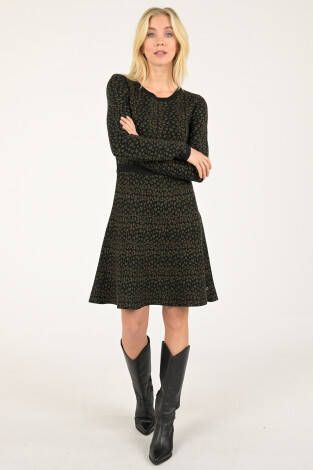 Smashed Lemon Jurk lange mouw