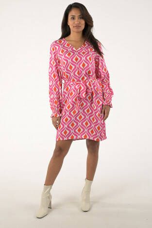 Smashed Lemon Jurk lange mouw