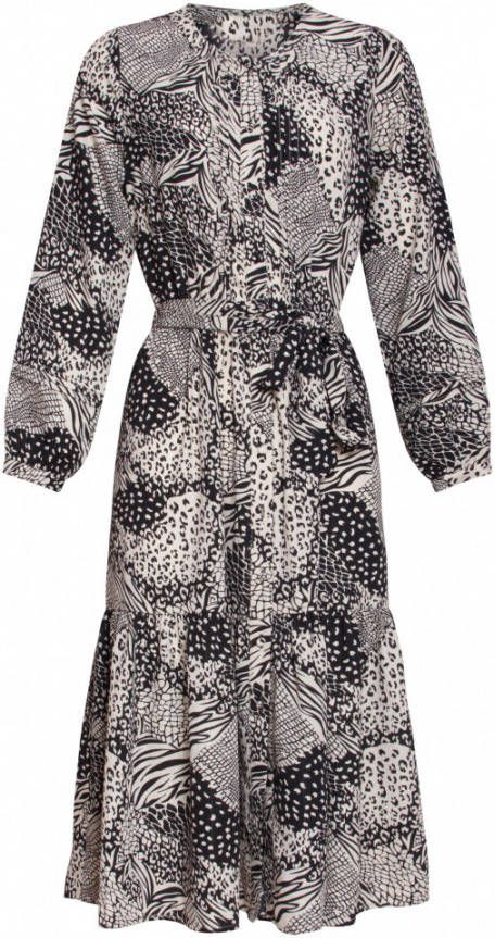 Smashed Lemon Jurk lange mouw