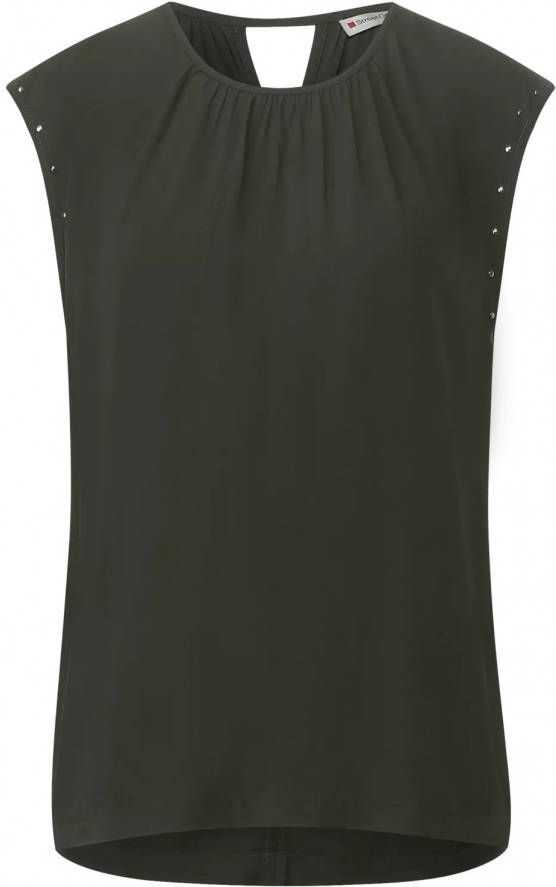 Street One a343385 solid blousetop w embellishmen