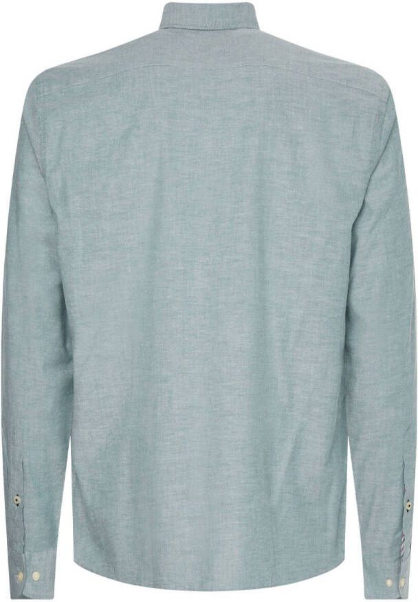 Tommy Hilfiger Casual Overhemden Groen Heren