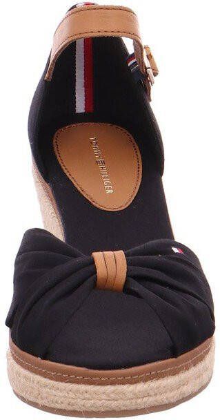 Tommy Hilfiger Sleehaksandaaltjes ICONIC ELBA SANDAL met contrasterende stiksels