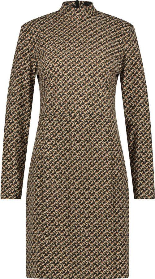 Tramontana Dress print greens