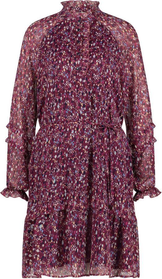 Tramontana Dress print reds