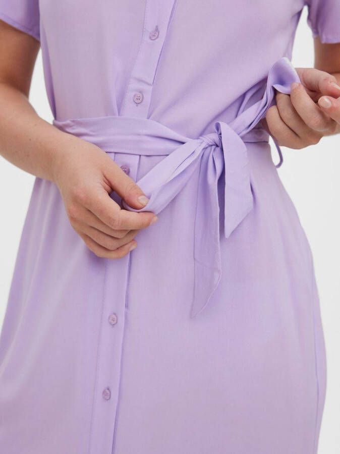 Vero Moda Blousejurk korte mouwen midi