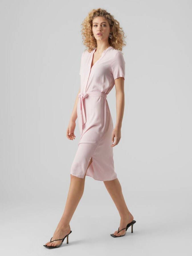 Vero Moda Blousejurk korte mouwen midi