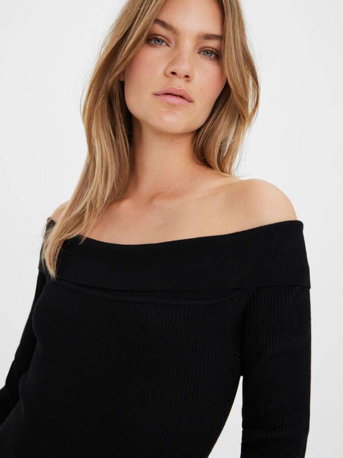 Vero Moda Gebreide jurk off shoulder gebreide
