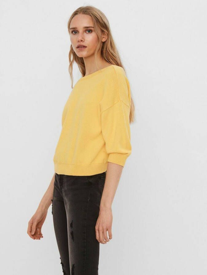 Vero Moda Gebreide trui rug v hals