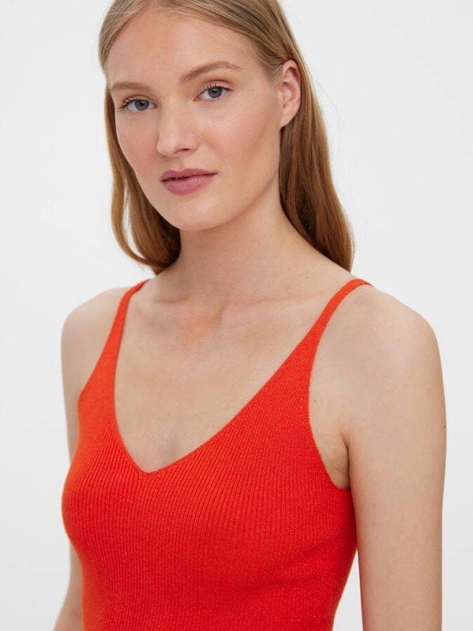 Vero Moda Jurk geribde bandjes