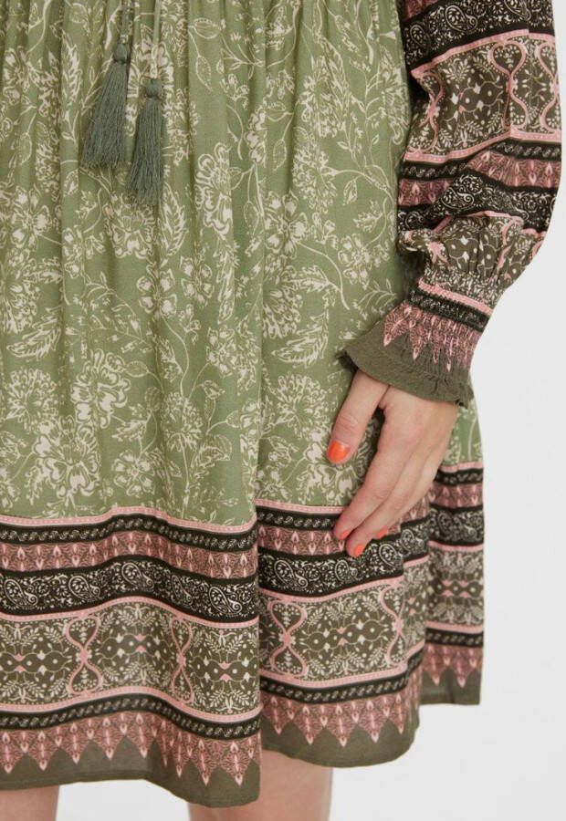 Vero Moda Korte jurk boho gesmokte