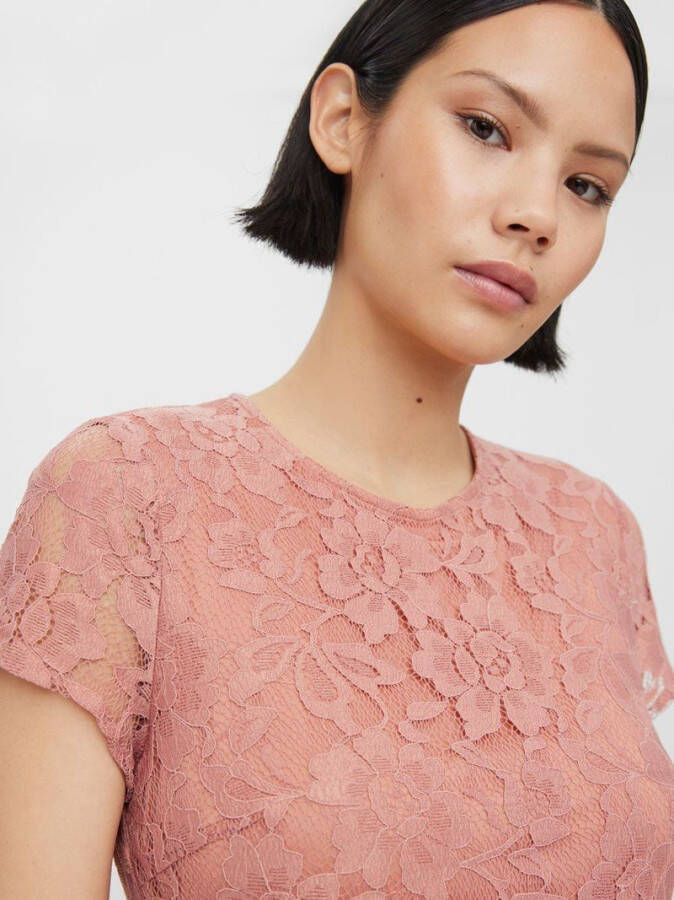 Vero Moda Maxi jurk open rug kanten