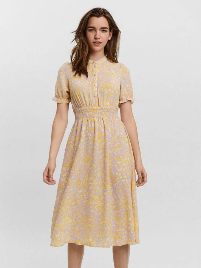Vero Moda Midi jurk bedrukte smok