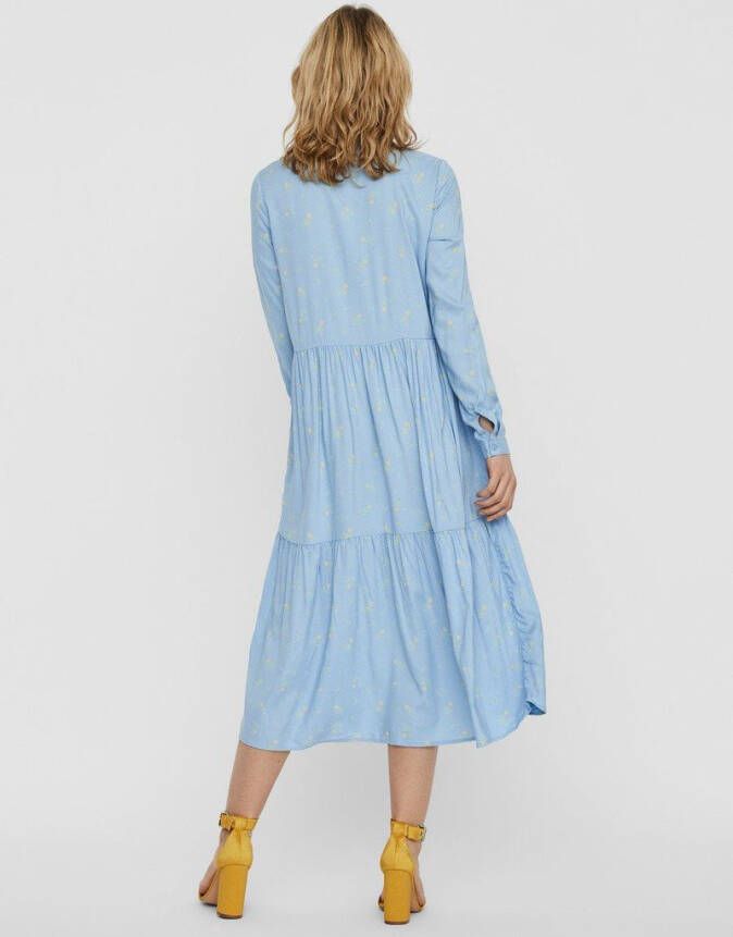 Vero Moda Midi jurk knoopdetail
